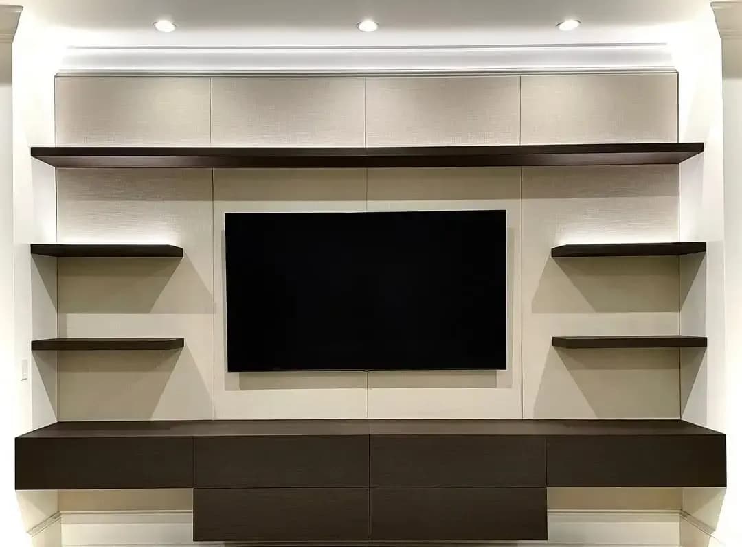 Modern Built-in Entertainment Center